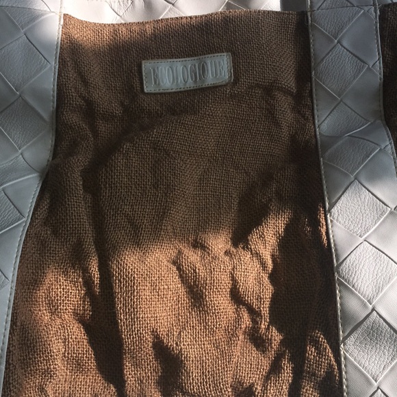 Burlap beach bag - Picture 2 of 5